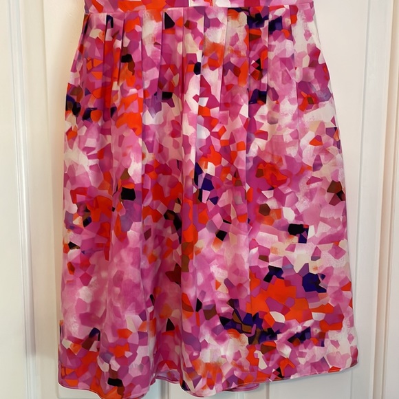 Parker pink silk strapless cocktail dress, size 0 or XS - Picture 4 of 6